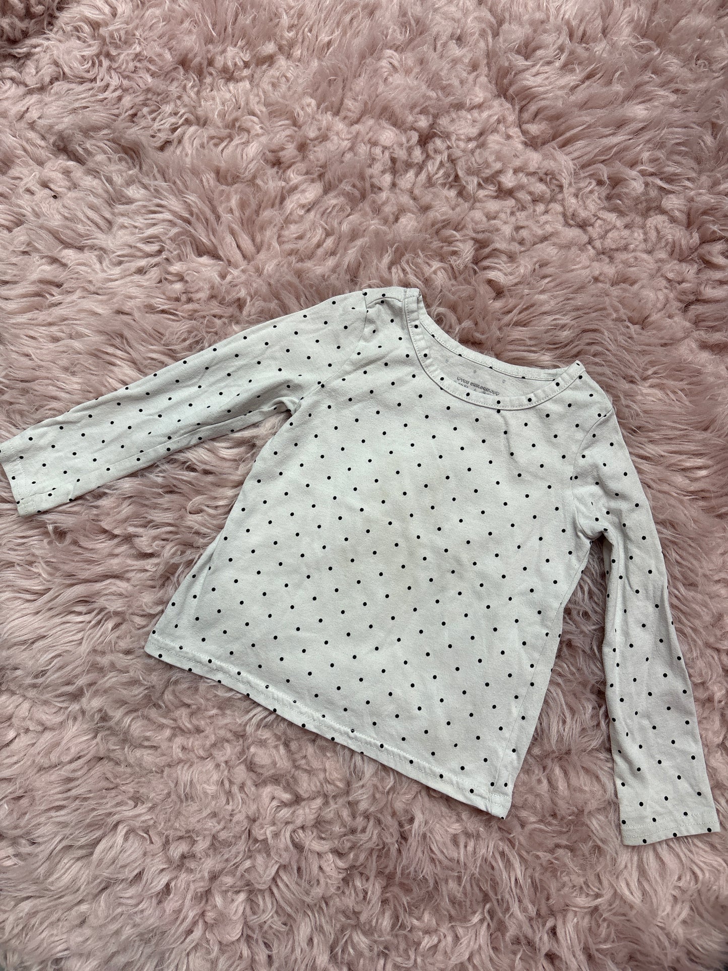 Gray Polka Dots