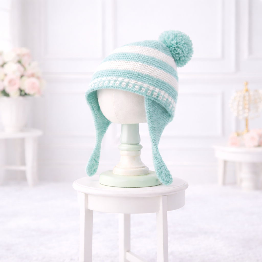 Knitted Stripped Beanie