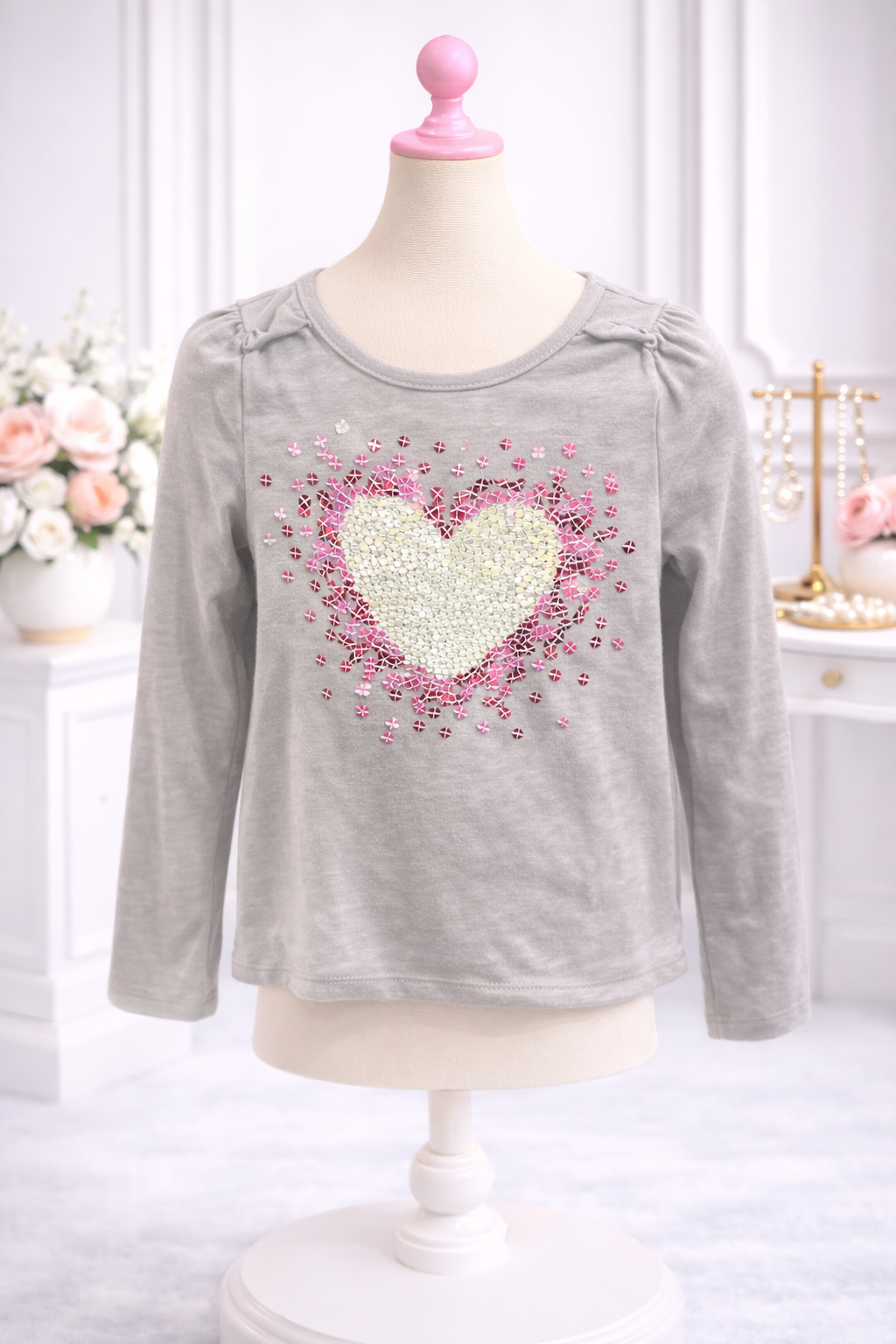 Grey heart