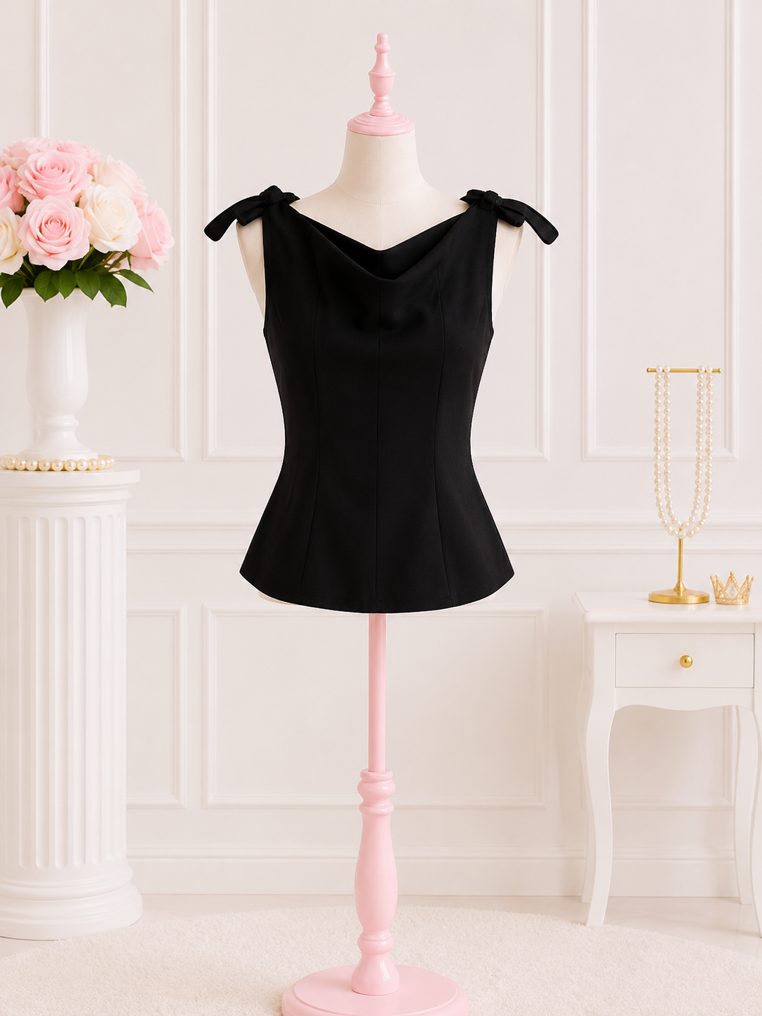 Bella Noir Blouse