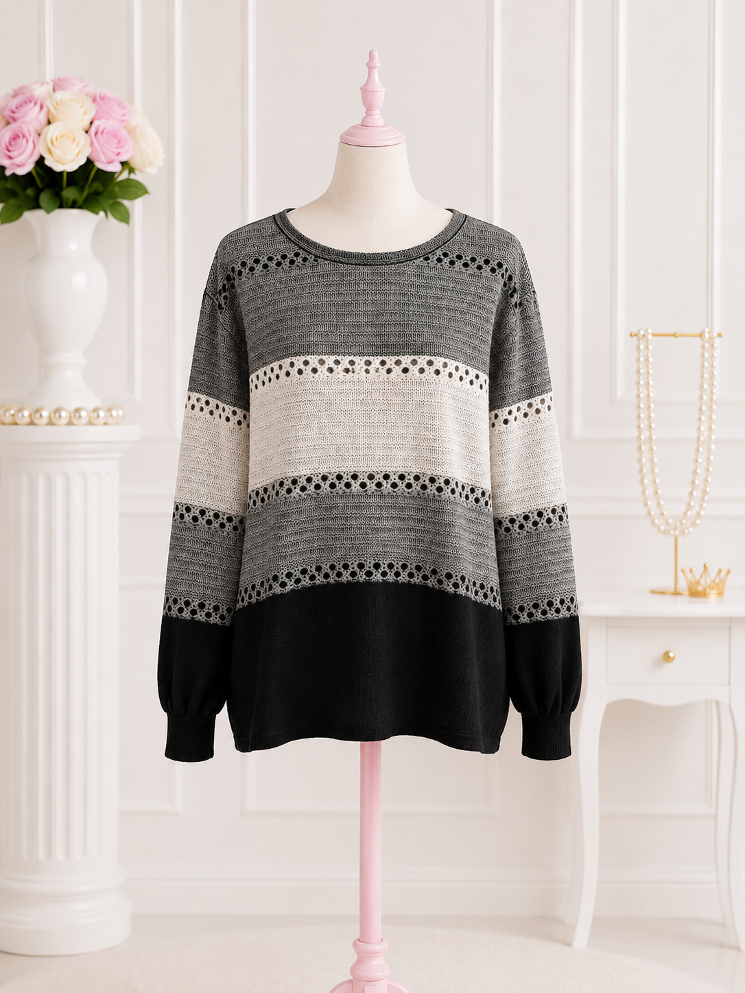 Colorblock Sweater