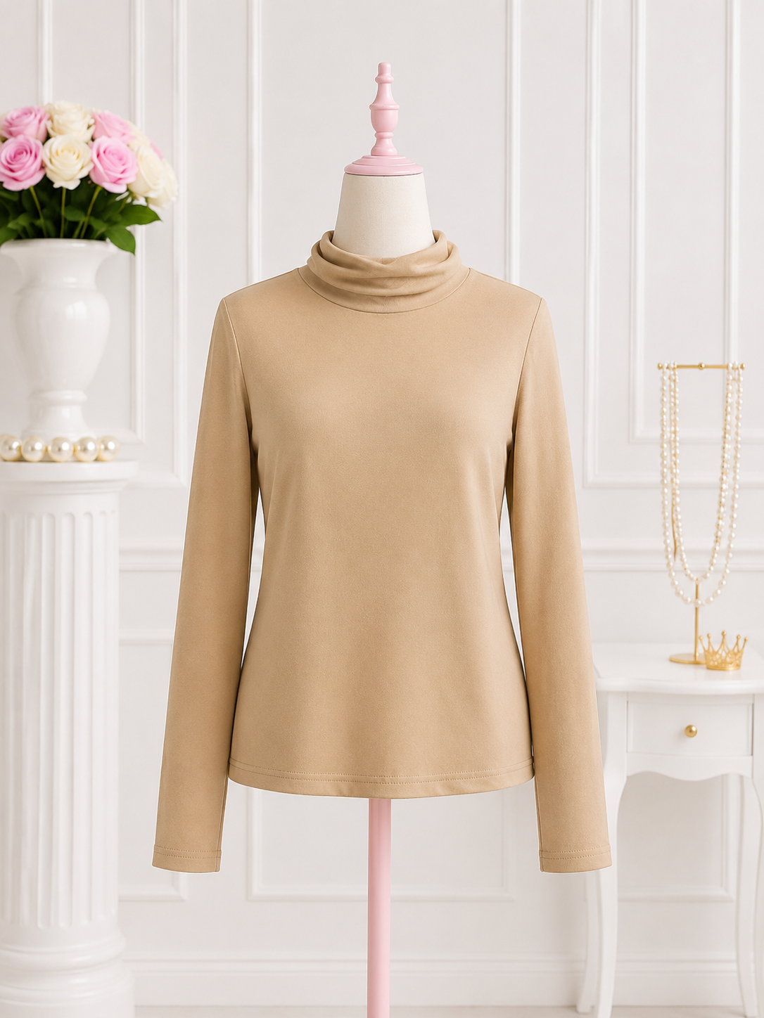 Sandstone Luxe Turtleneck