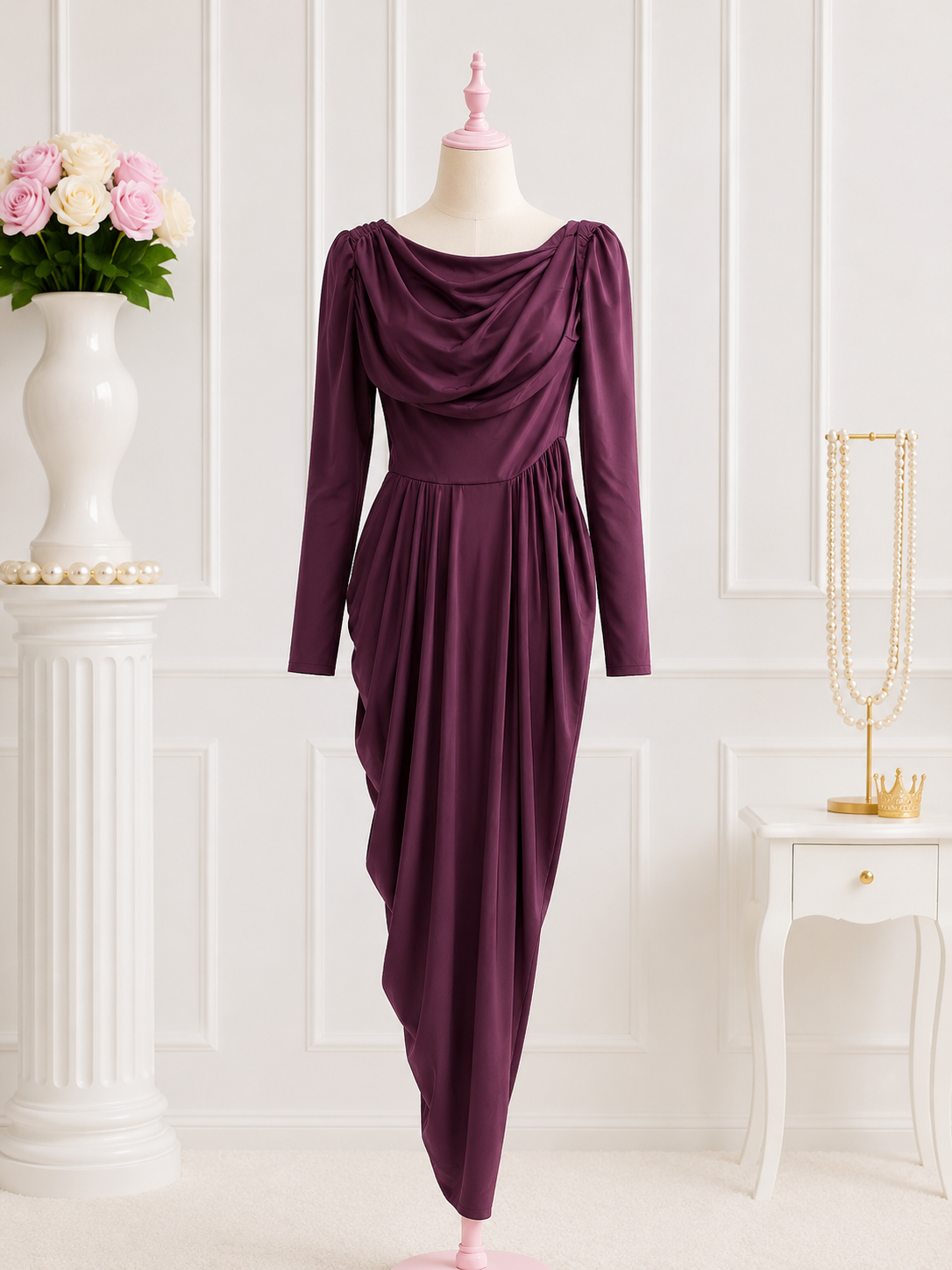 Plum Luxe Dress