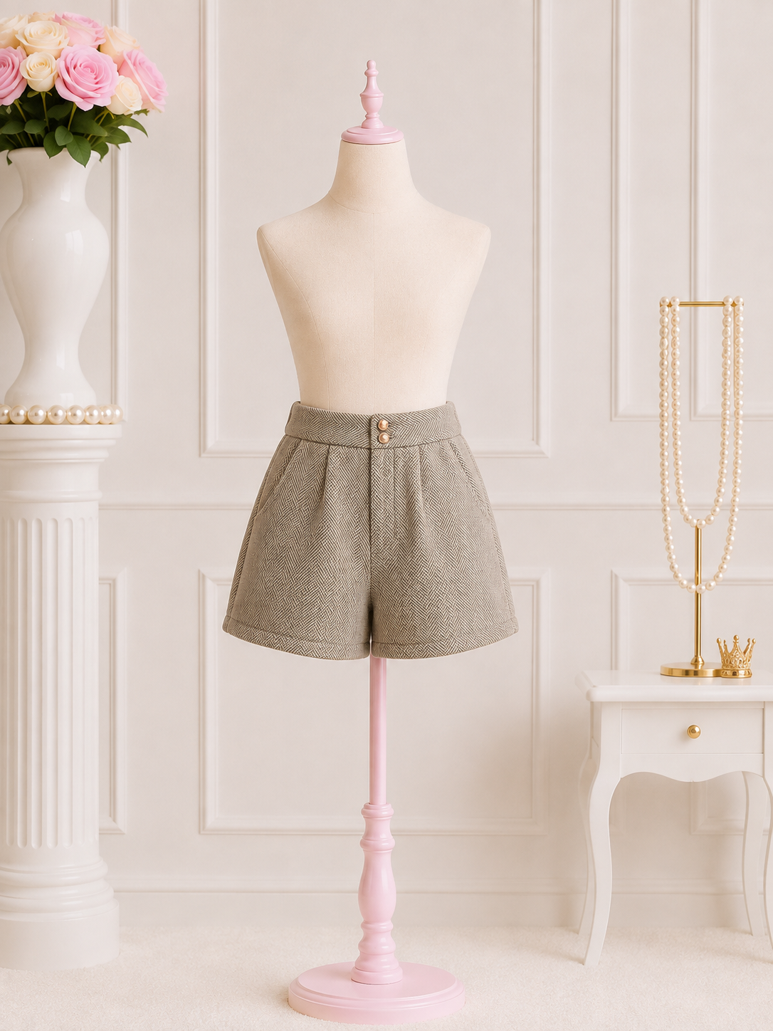 Hazel Pleat Shorts