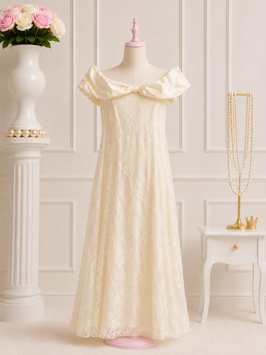 Ivory Lace Gown