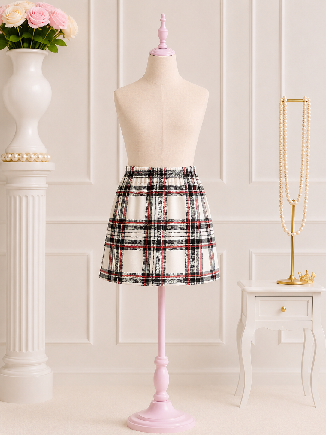 Plaid Mini Skirt