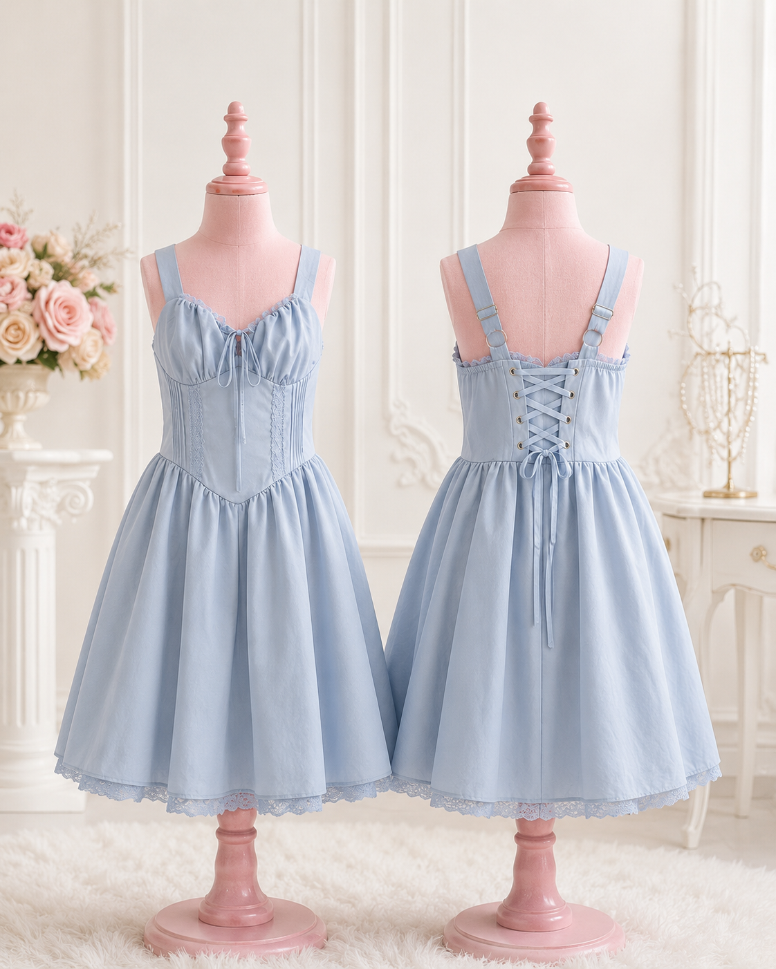 Blue Corset Dress