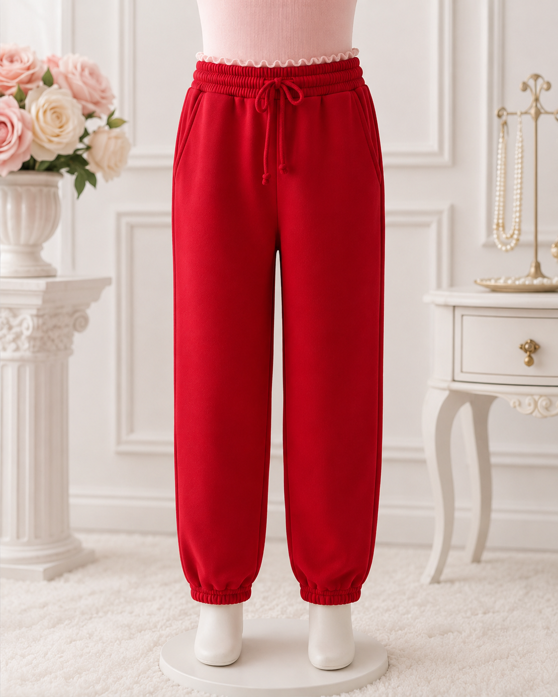 Red Joggers