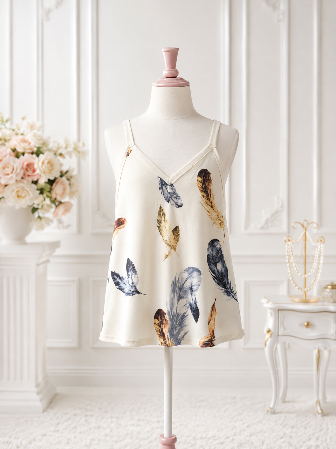 Feather Cami Top