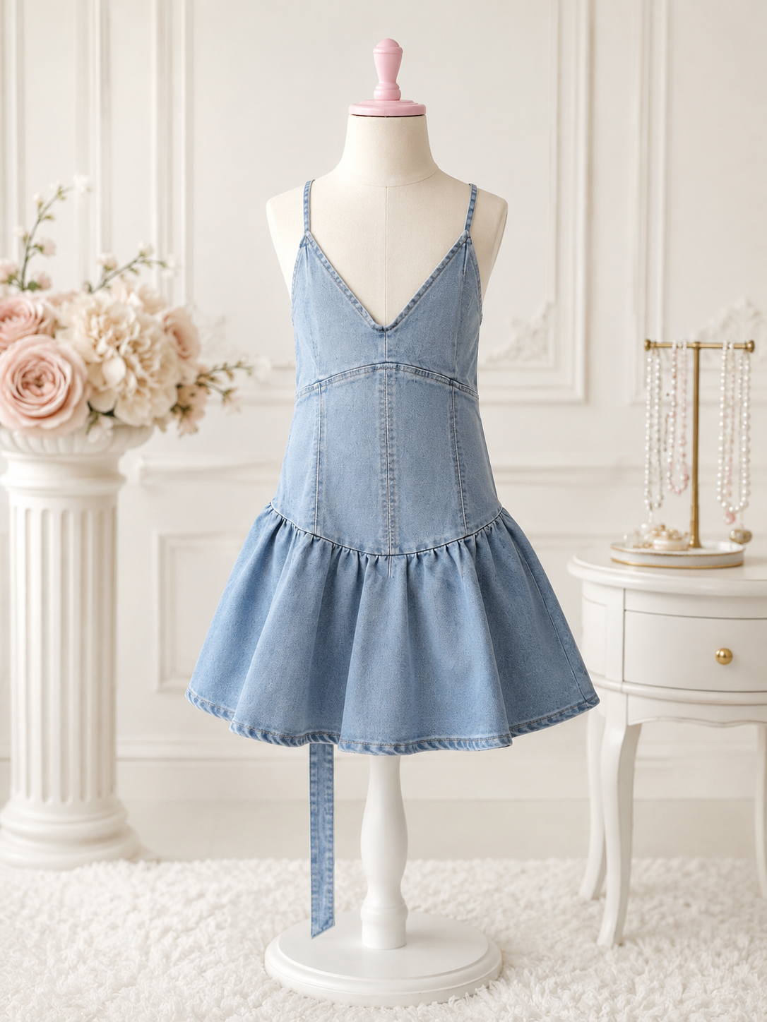 Denim Flare Dress