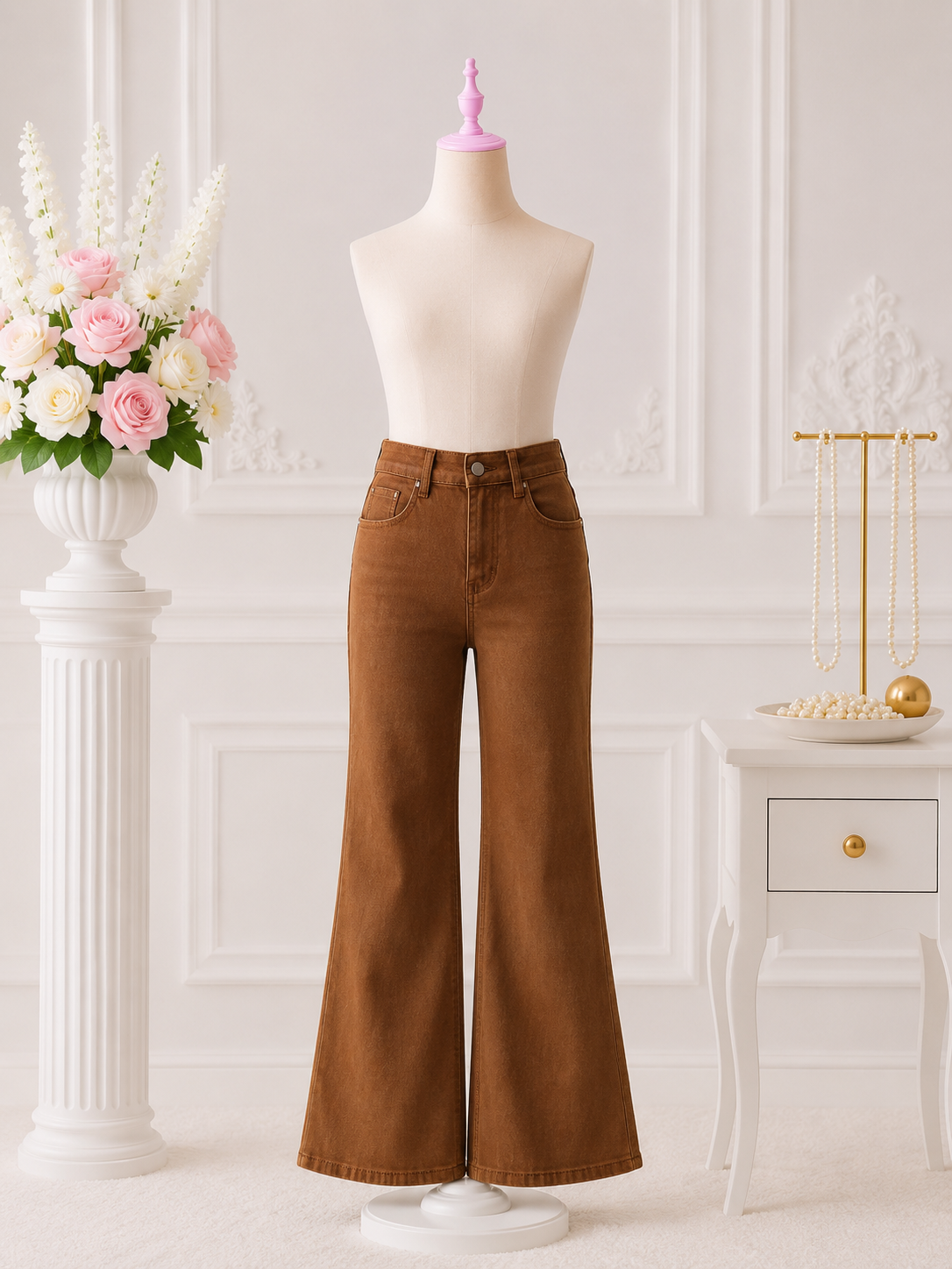 Caramel Flare Pants