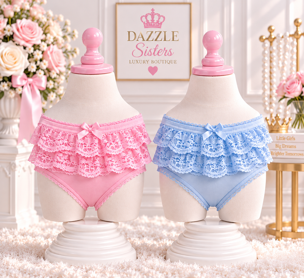 Cotton Candy Ruffle Duo