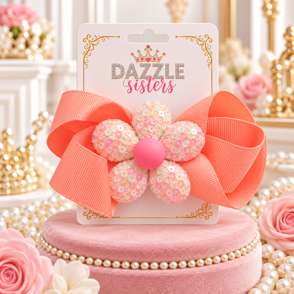Peach Blossom Bow