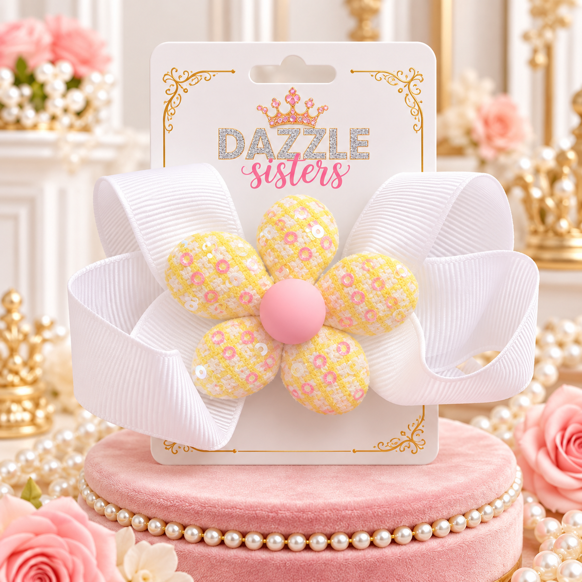 White Blossom Bow