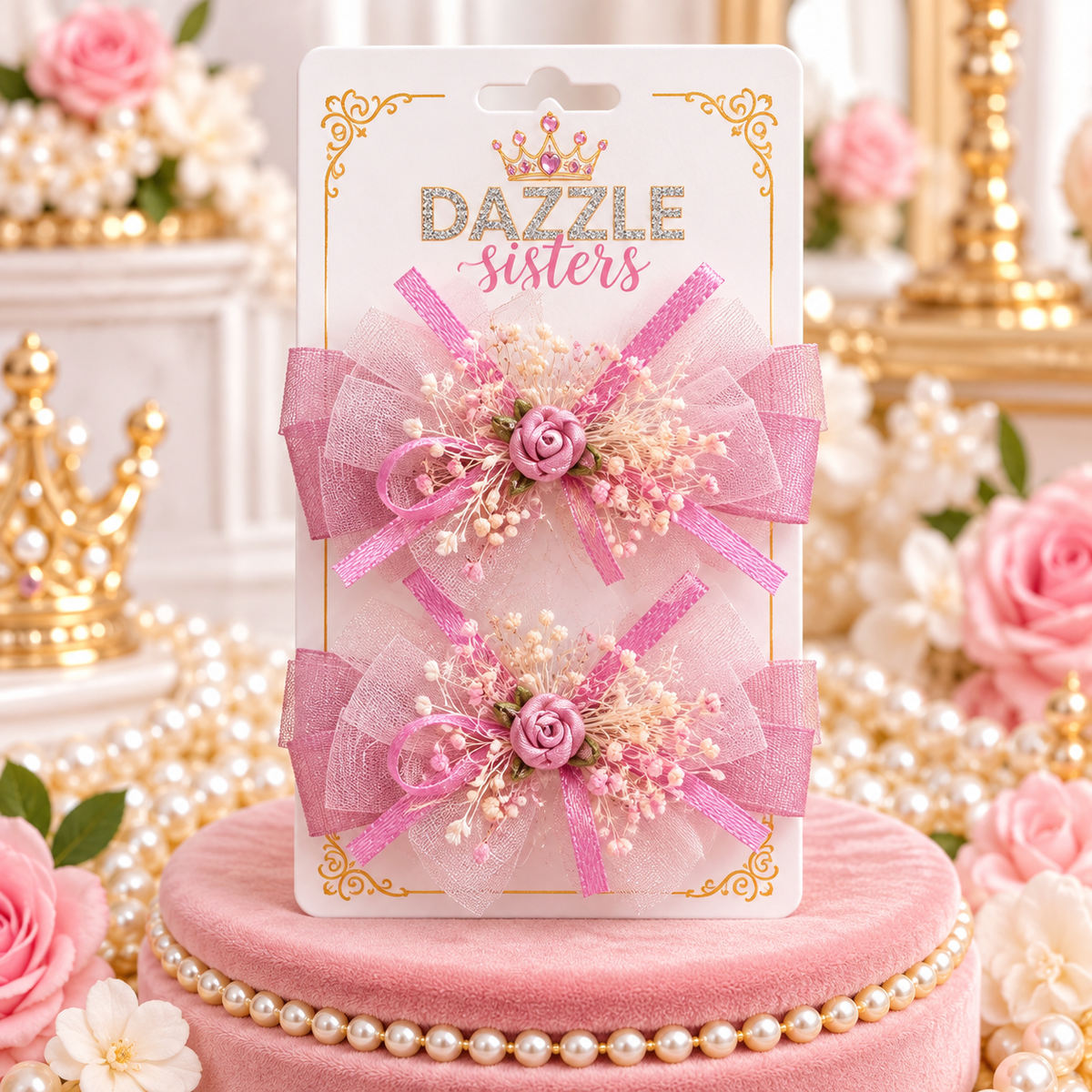 Blush Rose Bows