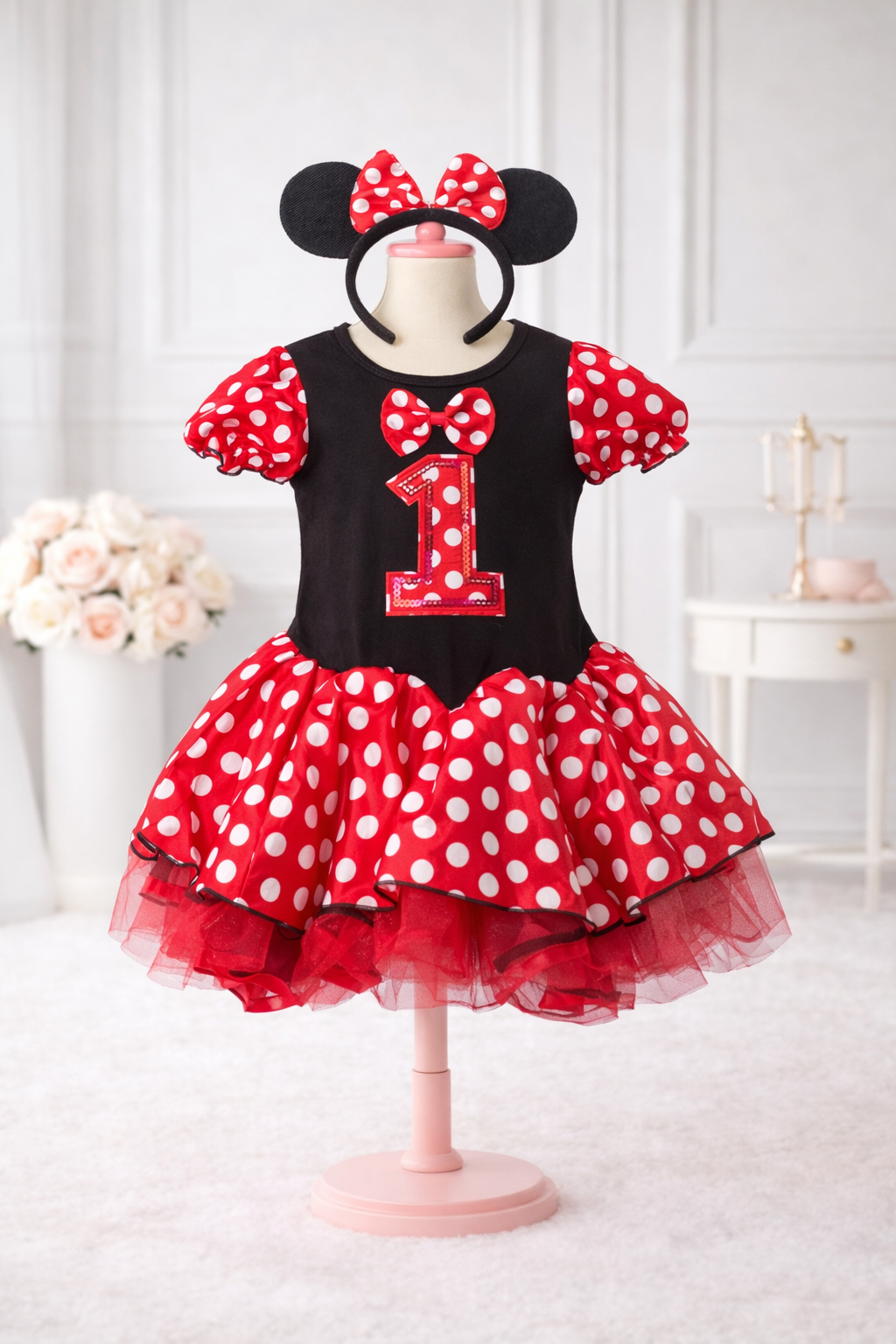 Mimi Black On Red # 1 Tutu