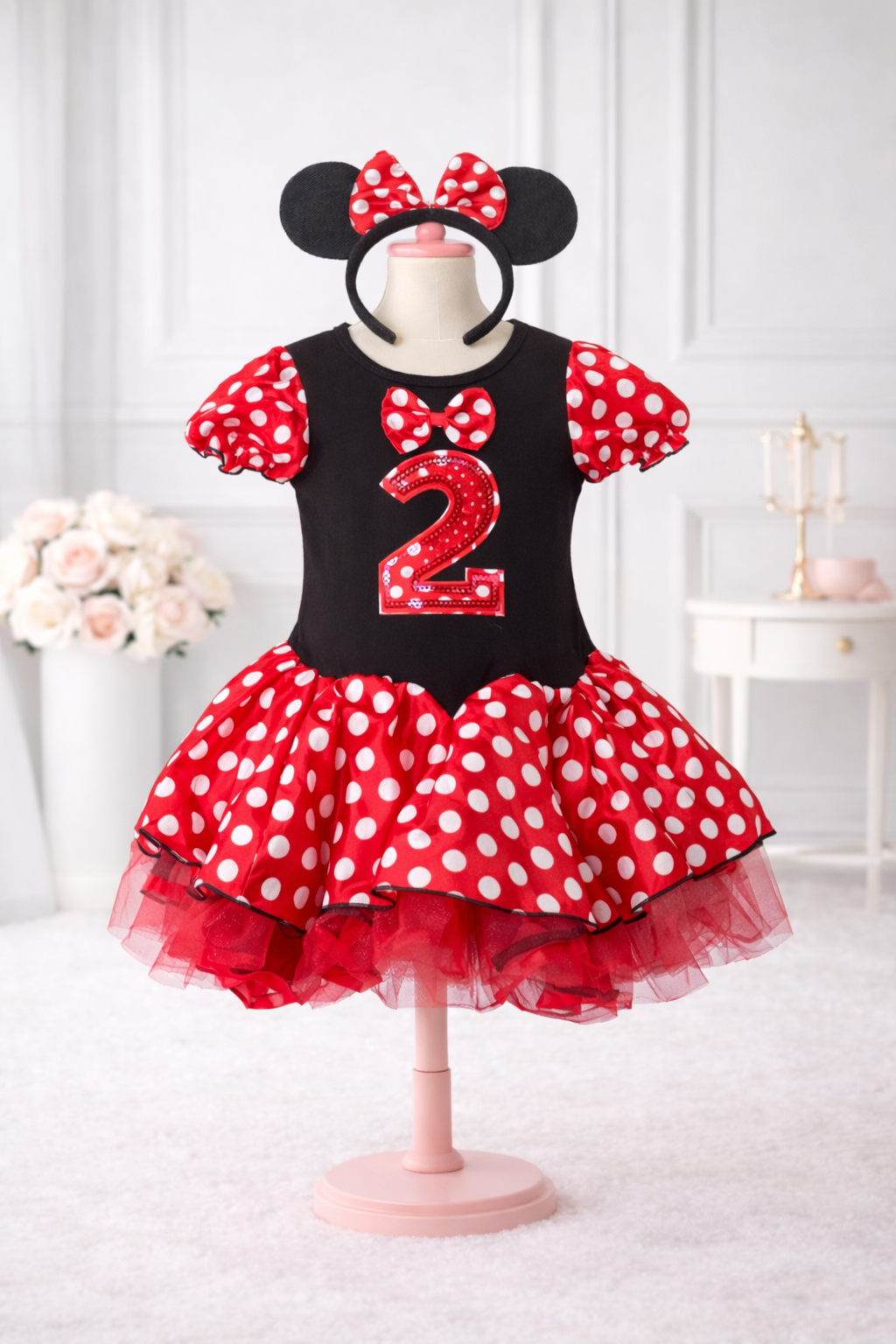 Mimi Black On Red # 2 Tutu