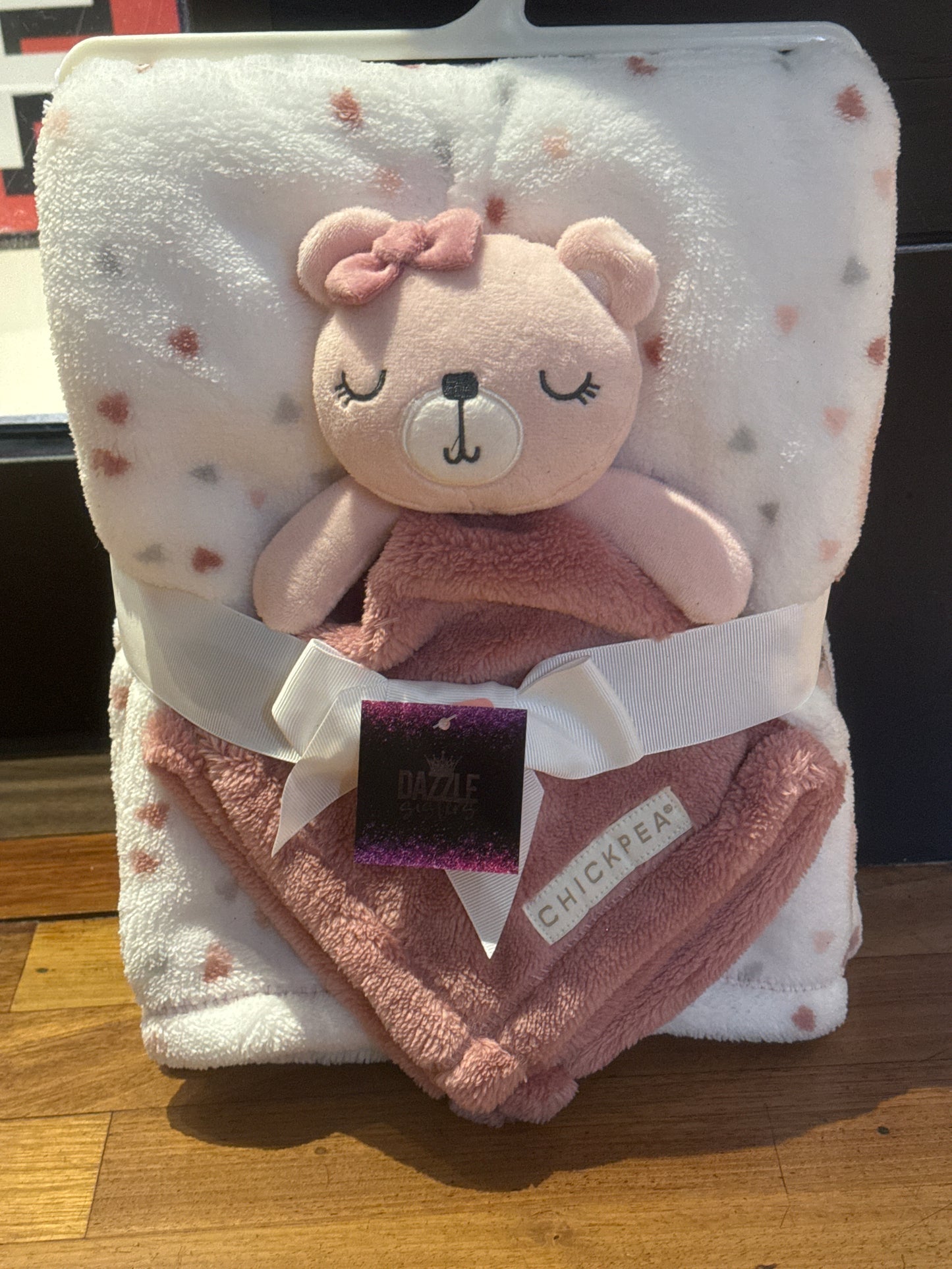 Pinky Bear Blanky