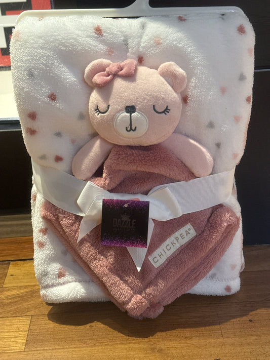 Pinky Bear Blanky