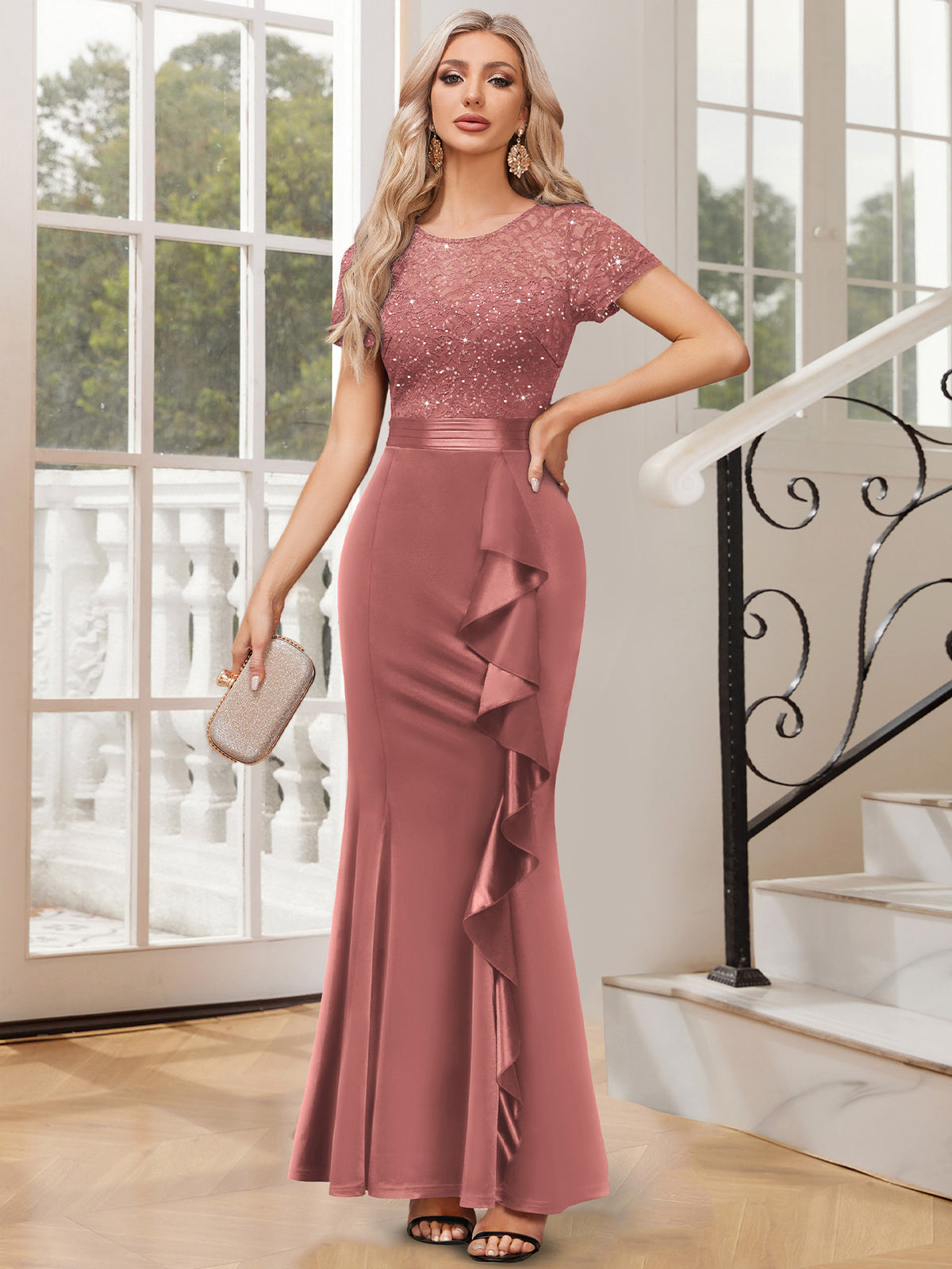 Odette Ruffle Trim
Mermaid Dress