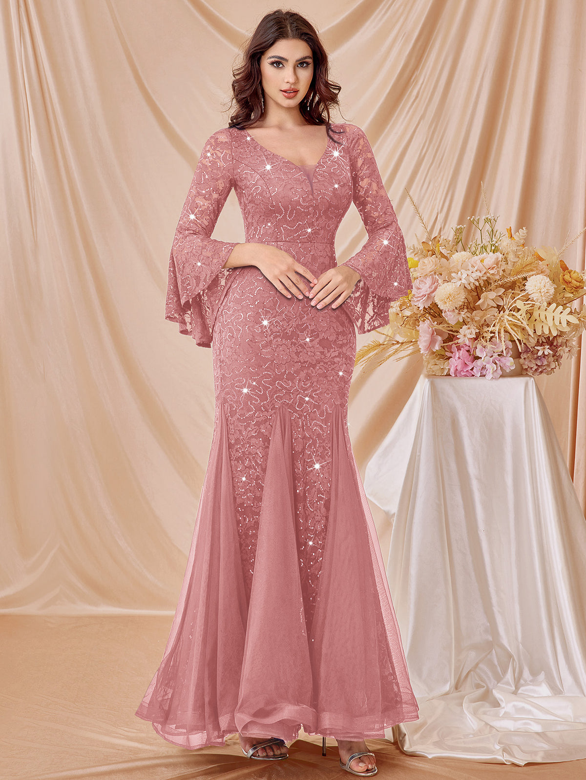 Genevieve Mermaid Hem Dress
