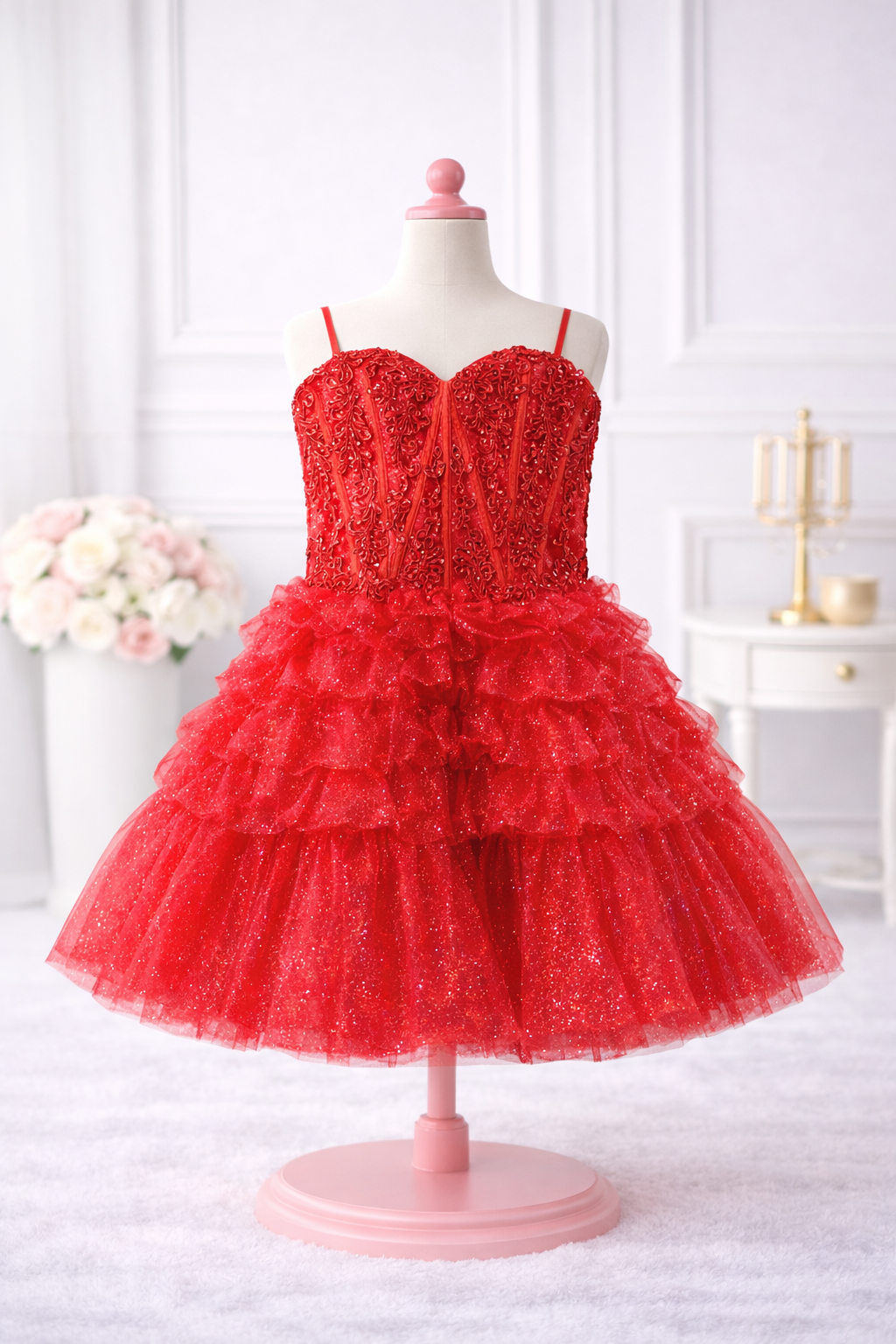 Sparkly red