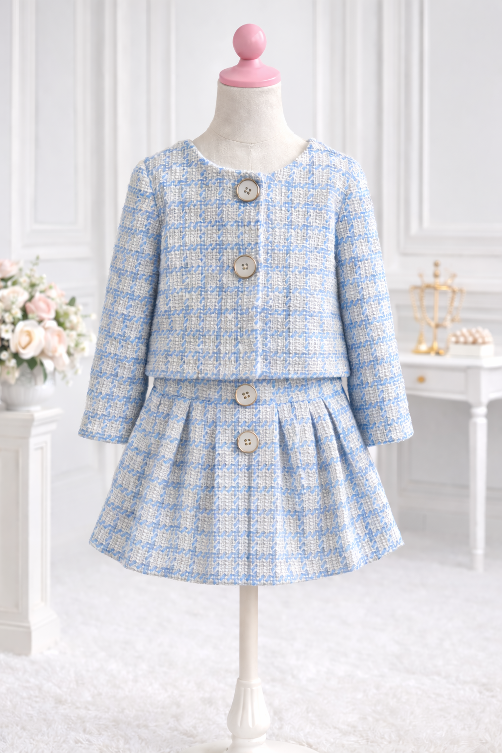 Elegant baby blue