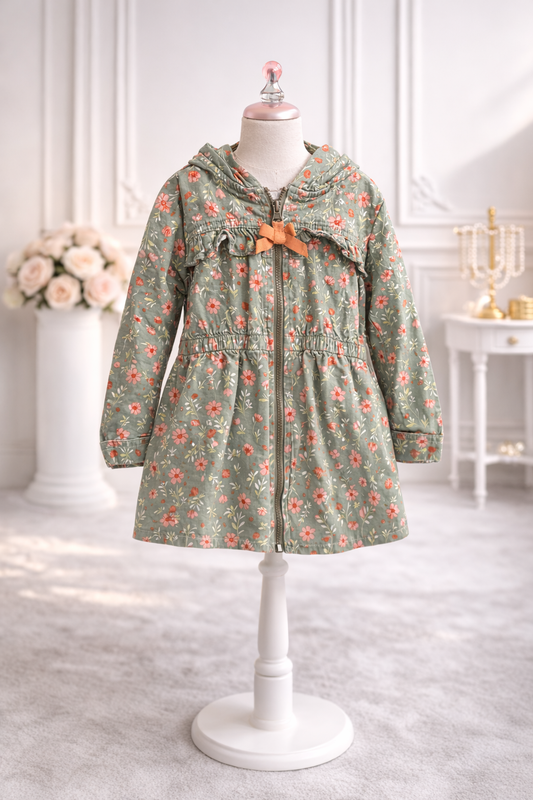 Flowers Green Jacket