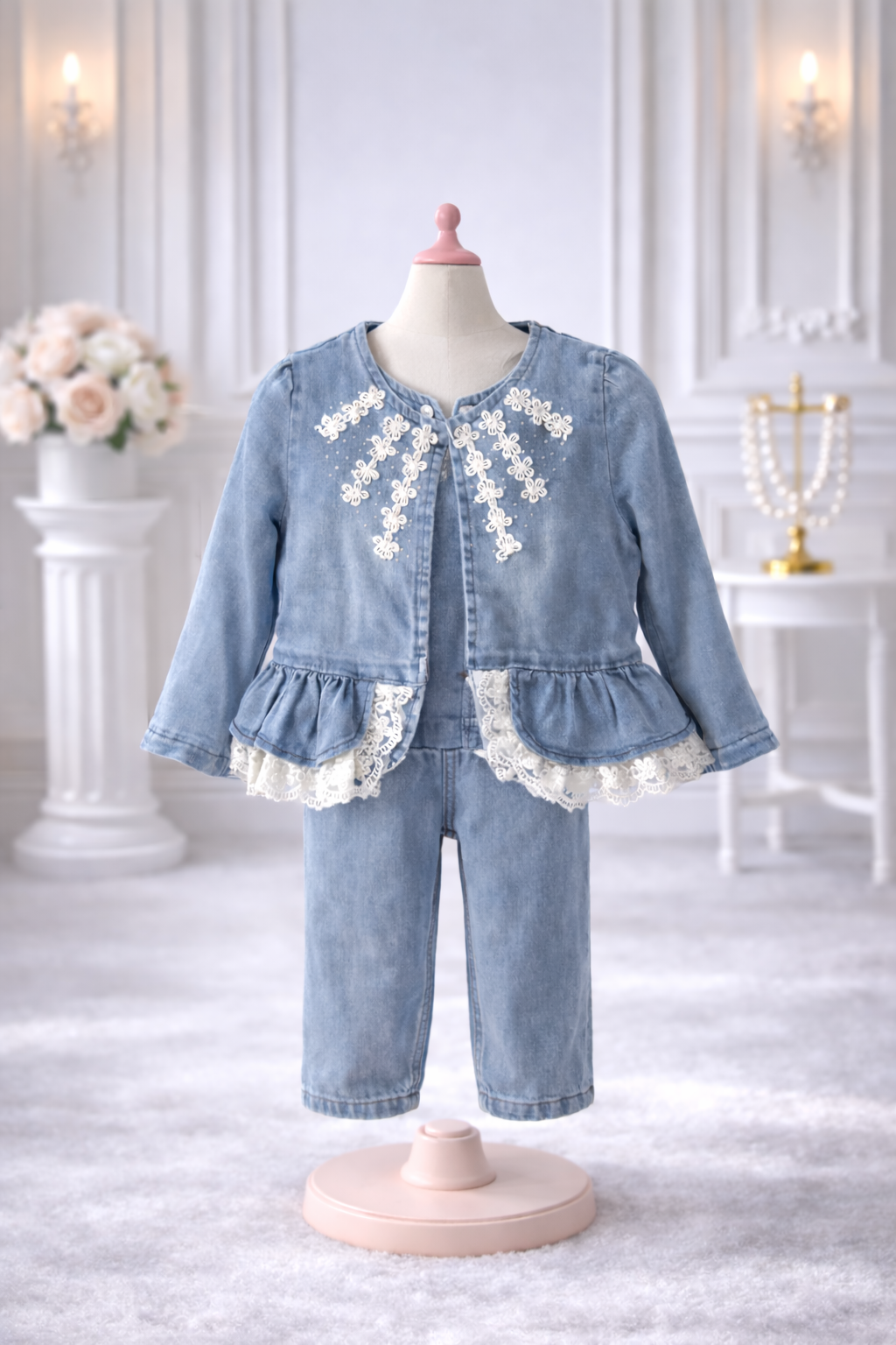 Flower Jean Set