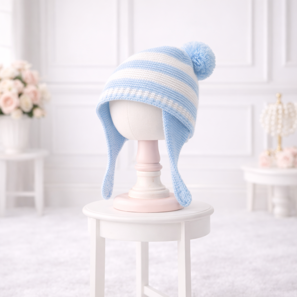 Knitted Stripped Beanie