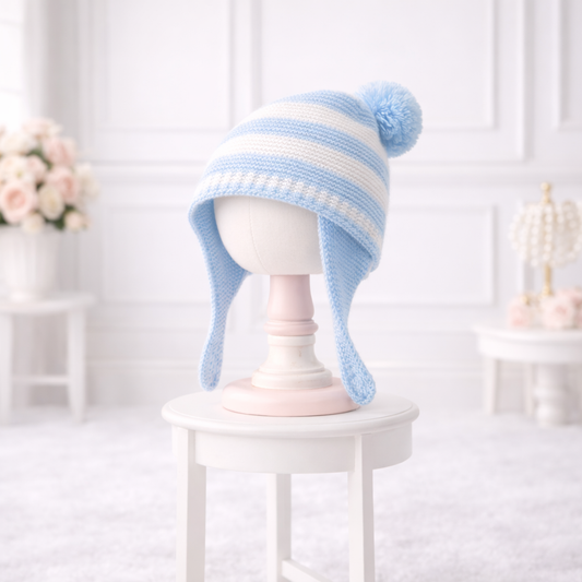 Knitted Stripped Beanie