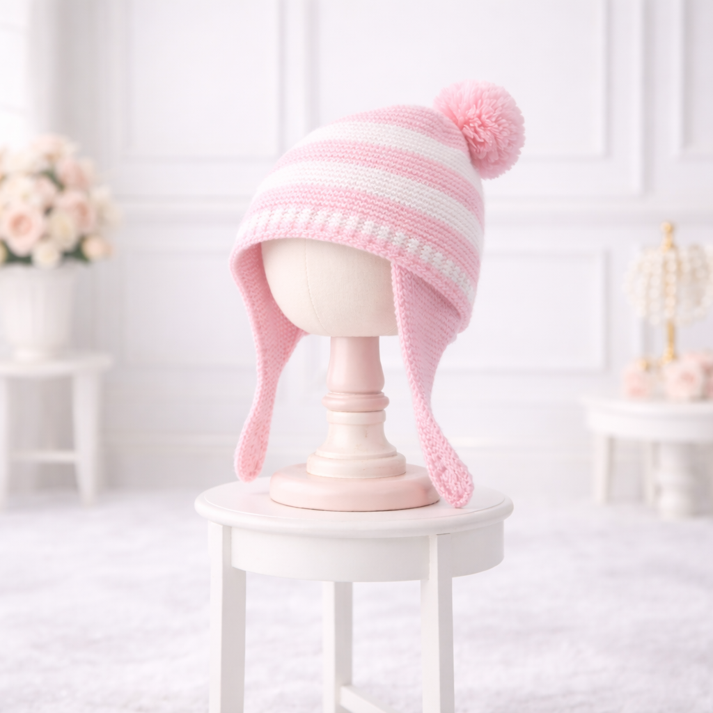 Knitted Stripped Beanie