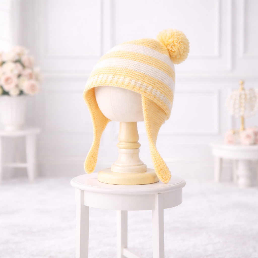 Knitted Stripped Beanie