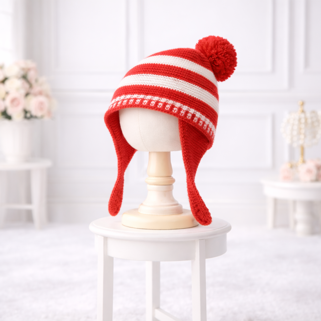 Knitted Stripped Beanie