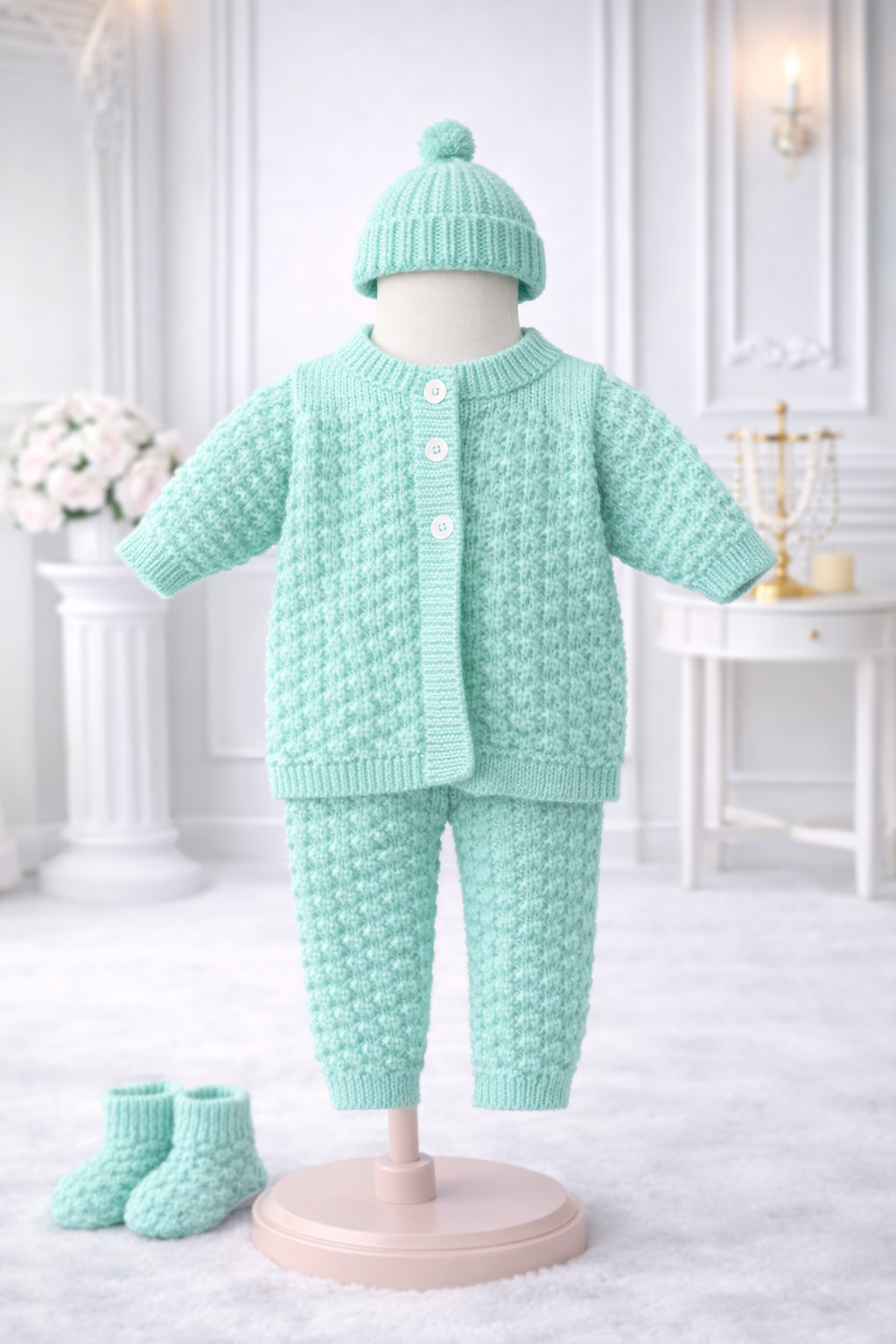 Knitted Teal