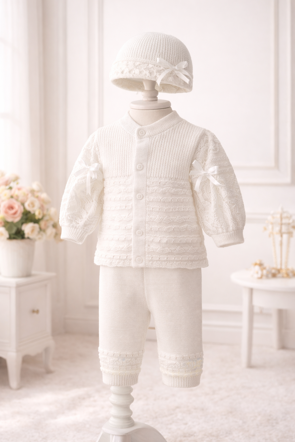 Fancy knitted set