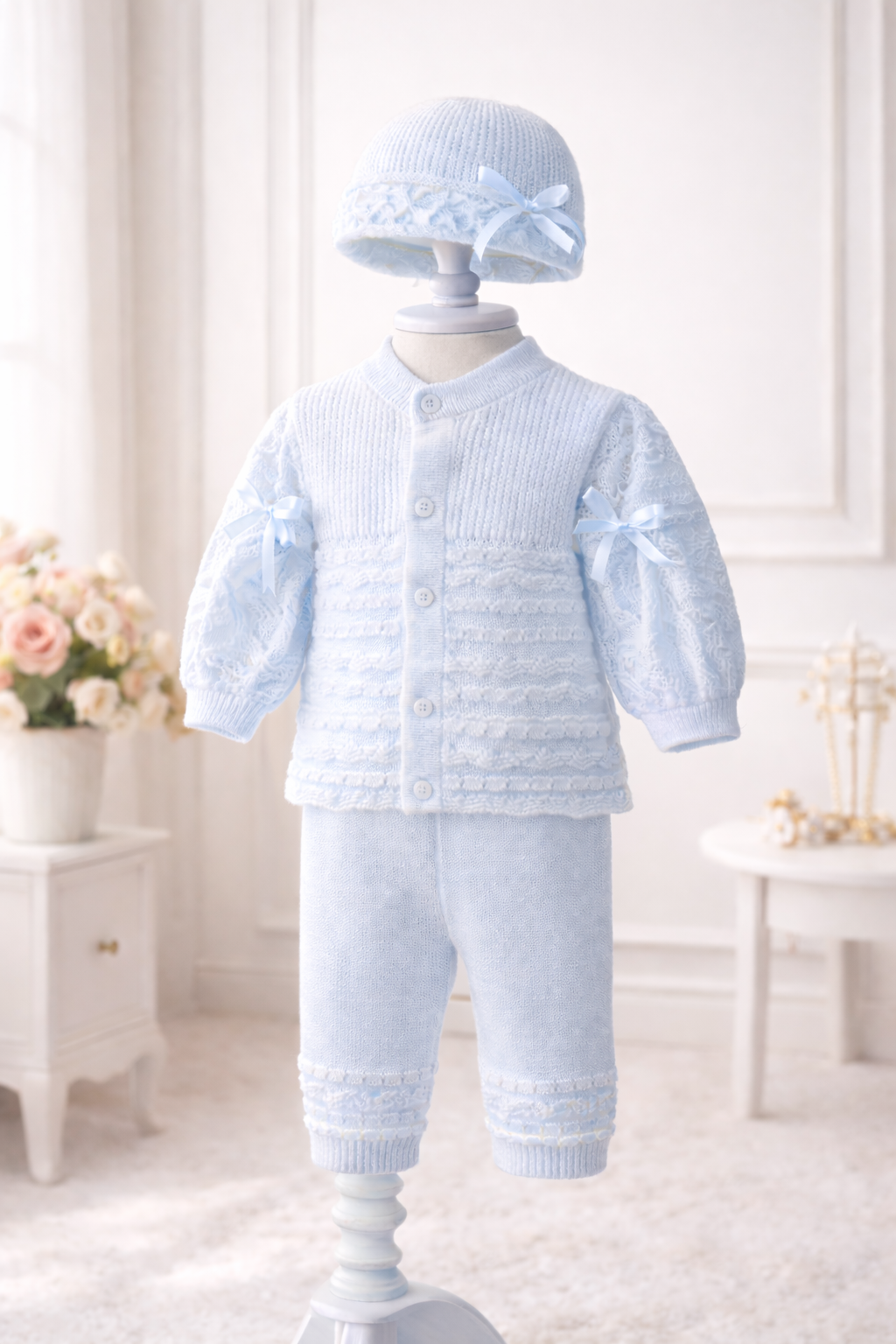 Fancy knitted set