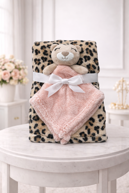 Cheetah Girl Baby Blanky