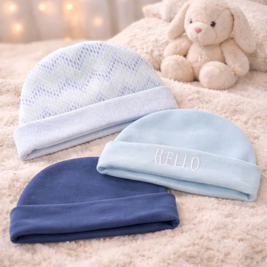 Blue Tones Beanie Bundel