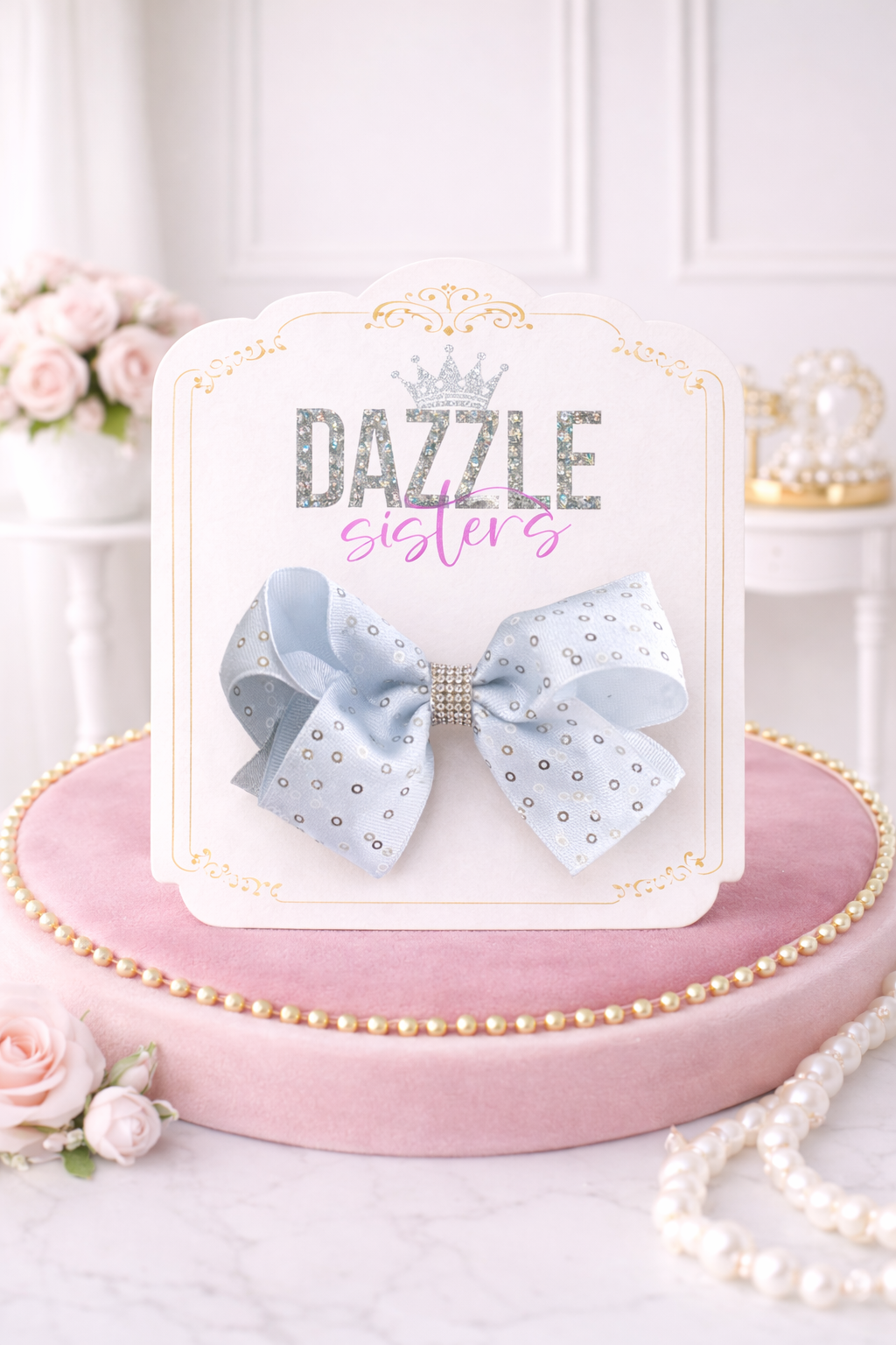 White Dazzle Bow