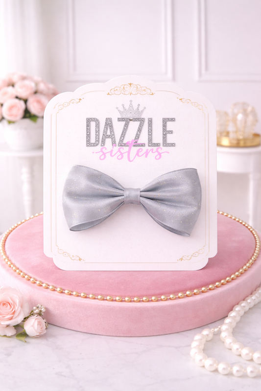 Baby Blue Diamond Bow