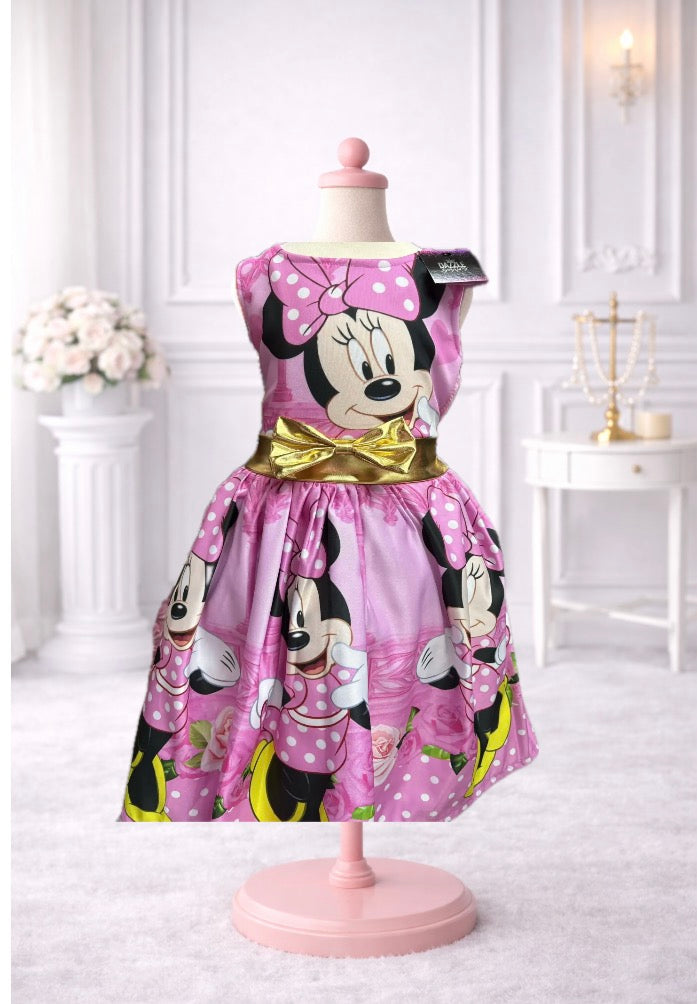 Minnie gold bow
