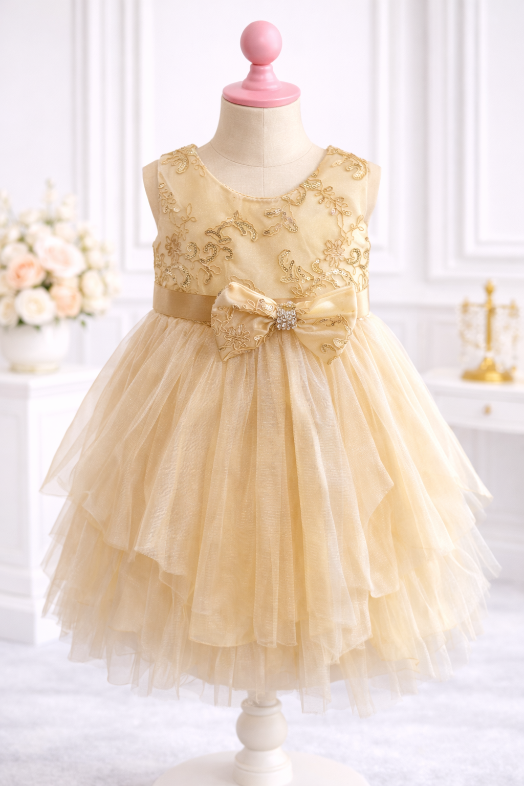 Beige Dress