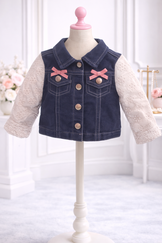 Jean Pink Bow