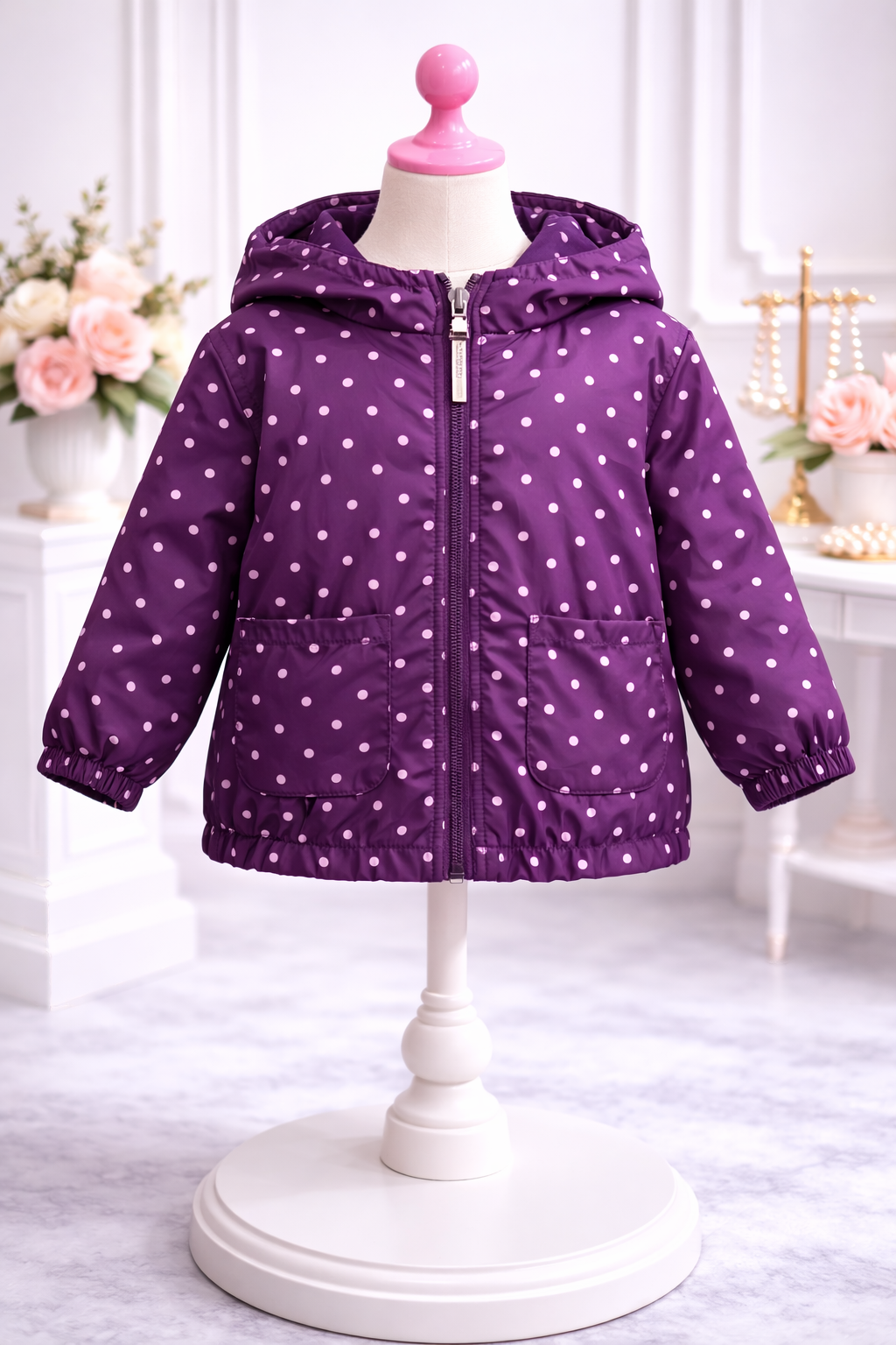 Purple Polka Dots
