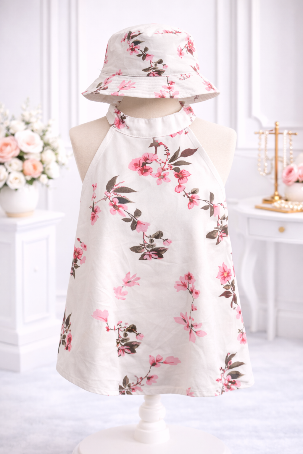 Halter Flowers Top