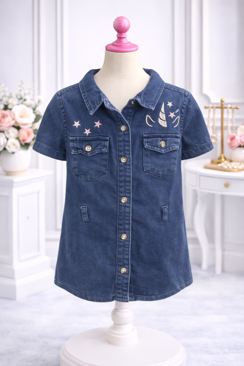 Jean unicorn shirt
