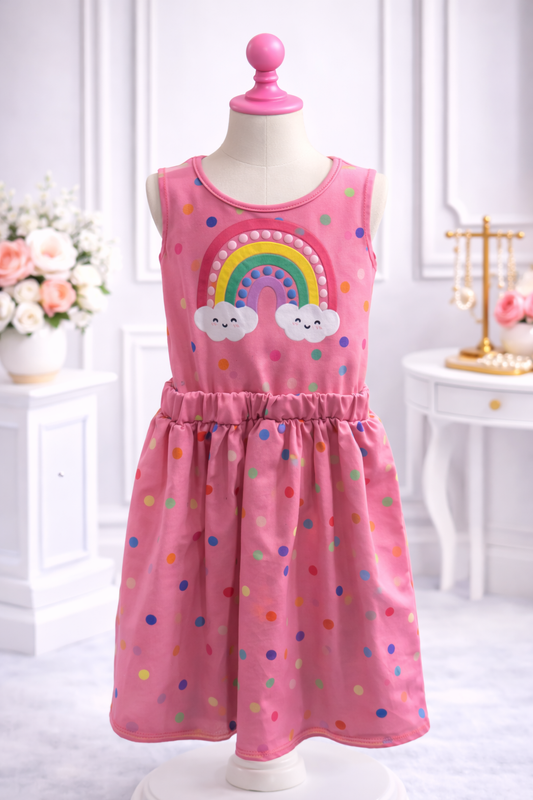 Rainbow Polka Dots