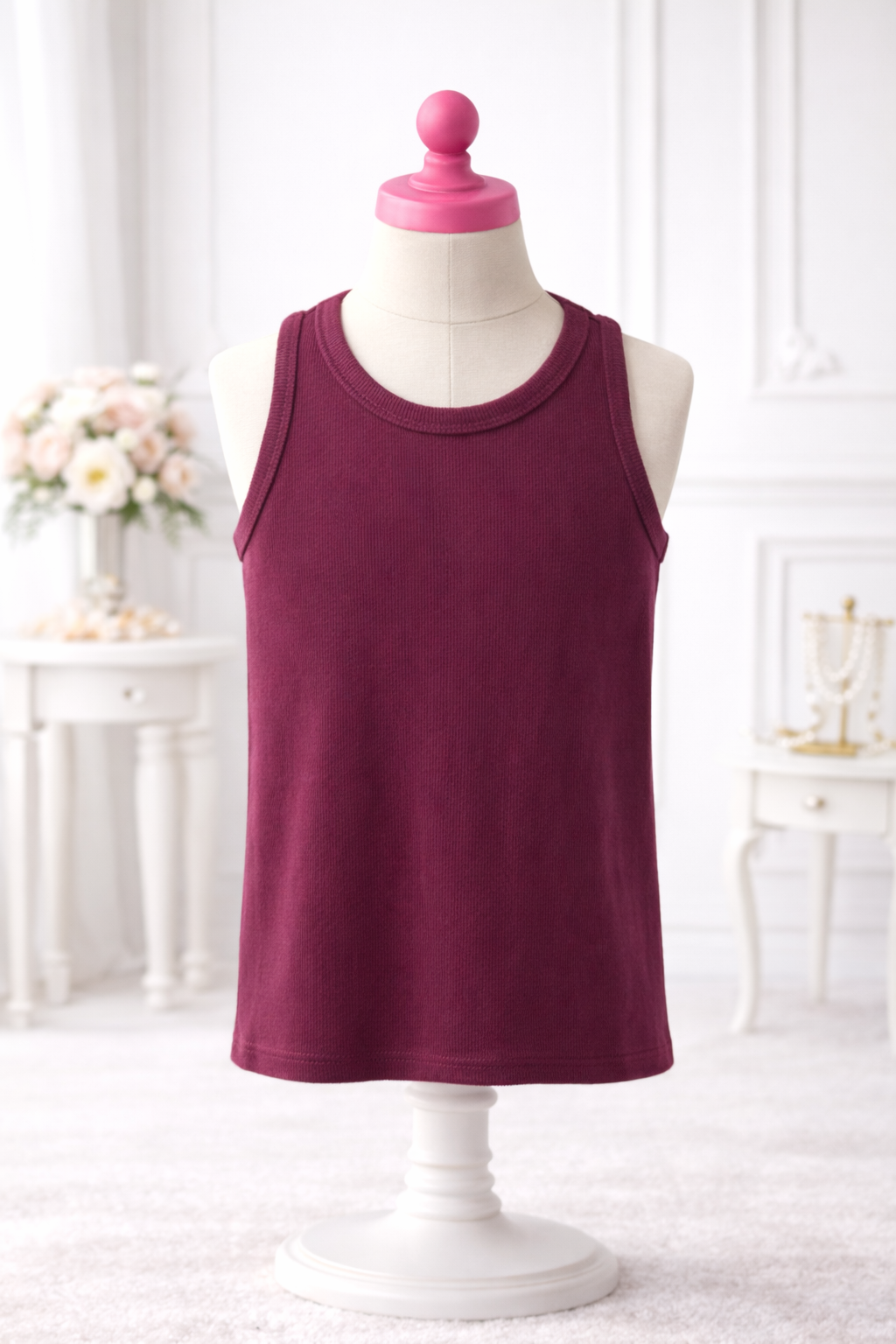 Burgundy Tee