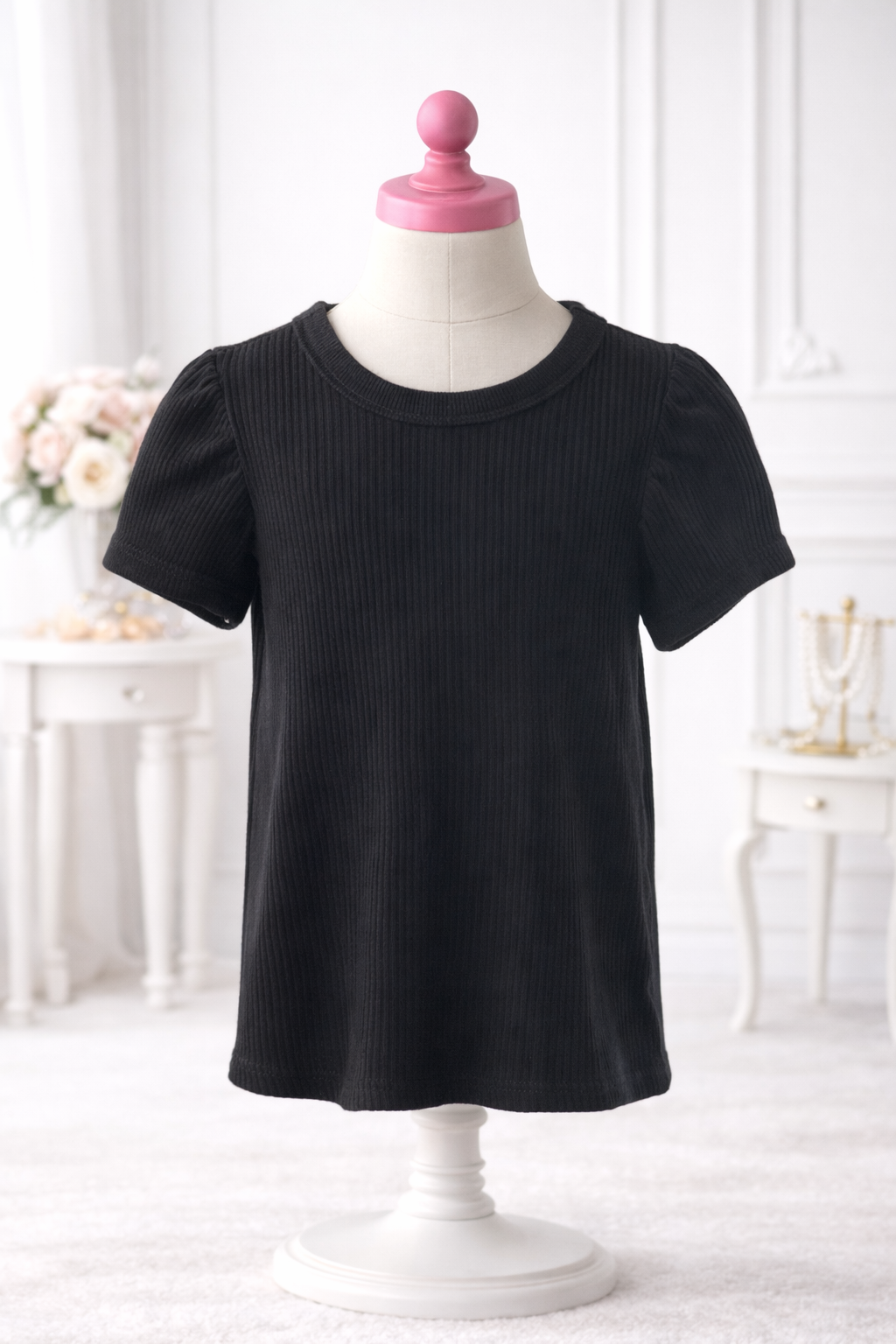 Black Knitted Mini